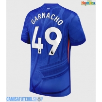 Camisa de time de futebol Chelsea Alejandro Garnacho #49 Replicas 1º Equipamento 2025-26 Manga Curta